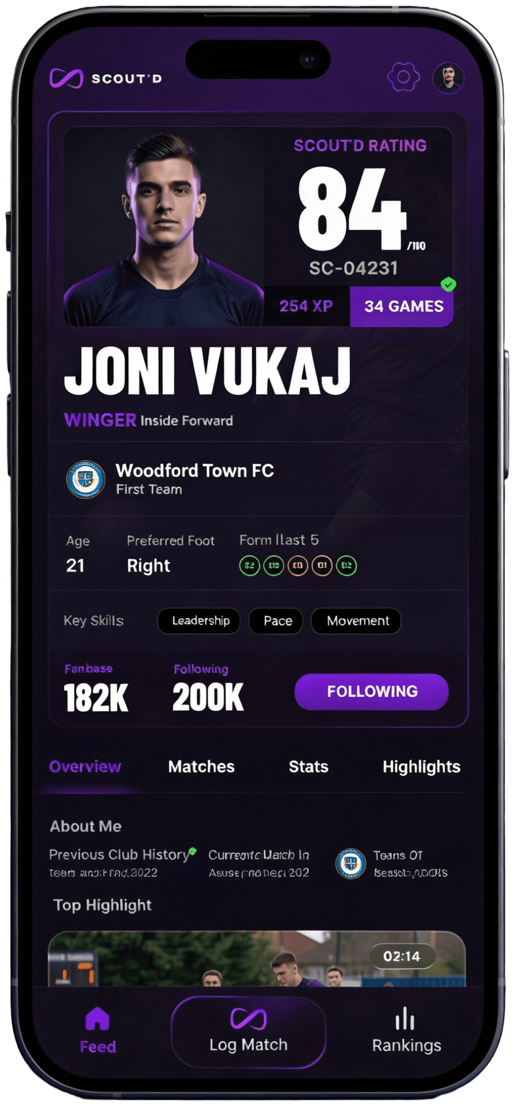 Joni Vukaj player profile